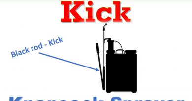 Black Rod - Kick (Knapsack Sprayer Spare parts)