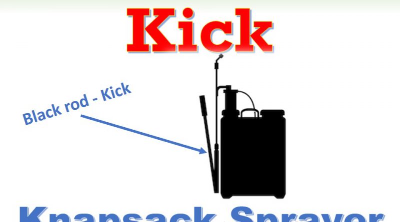 Black Rod - Kick (Knapsack Sprayer Spare parts)