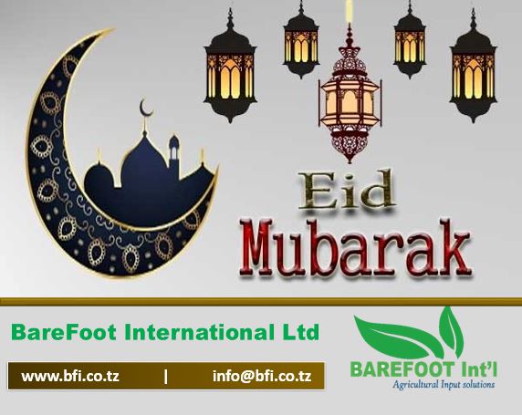 BareFoot International Limited wishing you and your Family a Happy Eid El Hajj